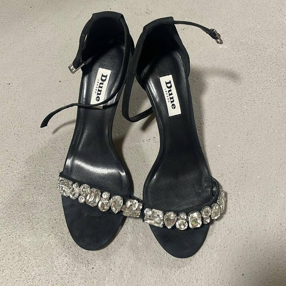 Dune London Jeweled Strappy Heels Size 7